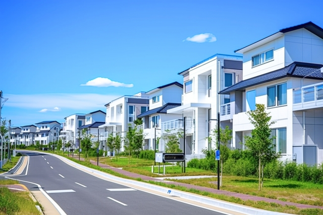 住宅街　