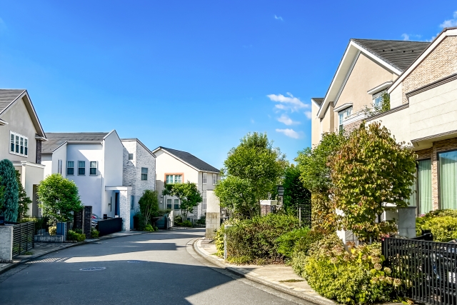 住宅街　街並み