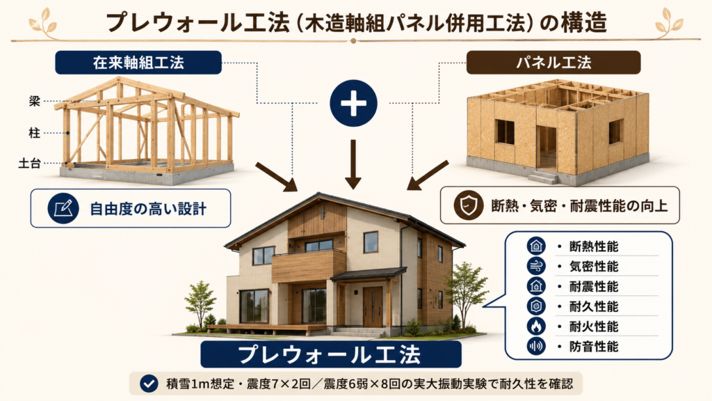 プレウォール工法の構造